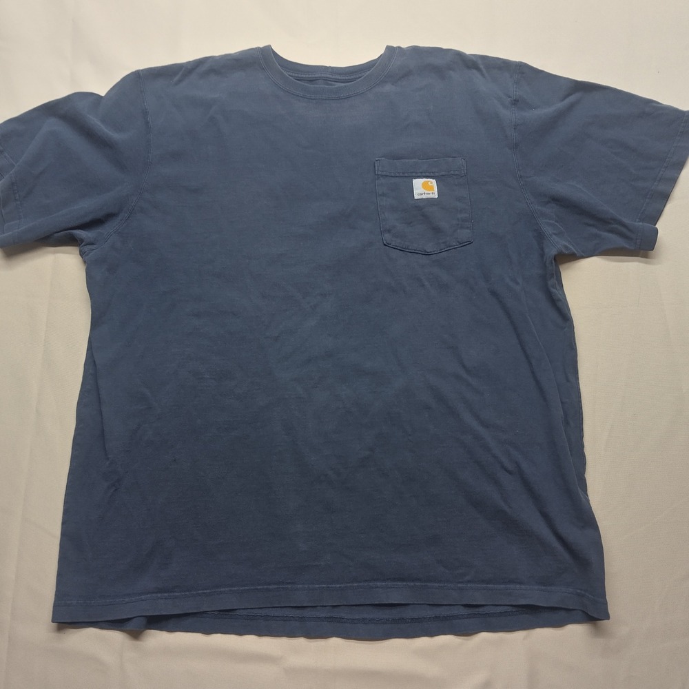 Carhartt Mens XL Black Short Sleeve Pocket T-Shirt Original Fit K87